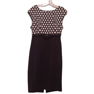 Brown and black dress